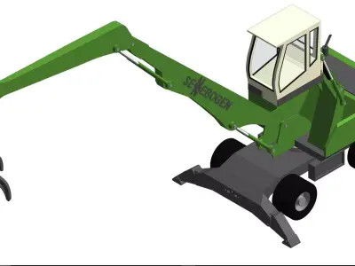 SENNEBOGEN Material Handler-33 Low-poly 3D model