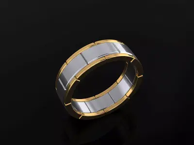 Wedding Band Collection 50 - 65 size 3D print model