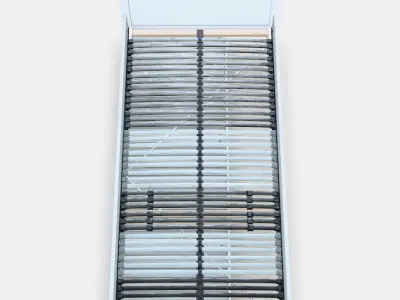 HEMNES Bed frame with 2 storage boxes 1 Low-poly 3D model