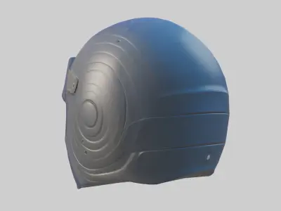 Cartoon Sports Helmet model 3D model