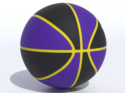 Wilson Los Angeles Lakers Basketball  3D model