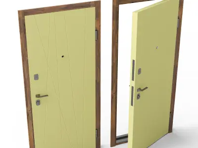 Lekelun Door 3D model