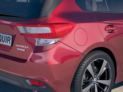 Subaru Impreza Estate EU 2018 3D model