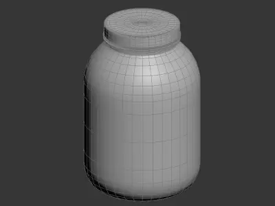 Supplement Bottle 3D model