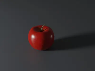 Apple Red 3D model