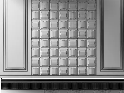 wall panel Low-poly 3D model