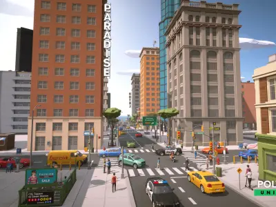 Poly Pro Universe - Low Poly City World Assets Low-poly 3D model