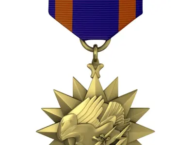 USAF Air Medal Award 3D model
