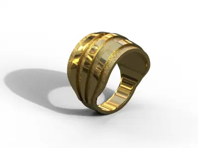 High-Quality 3D Ring Model Pack 14 Low-poly 3D model