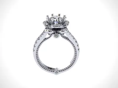 RING DIAMOND Free 3D print model