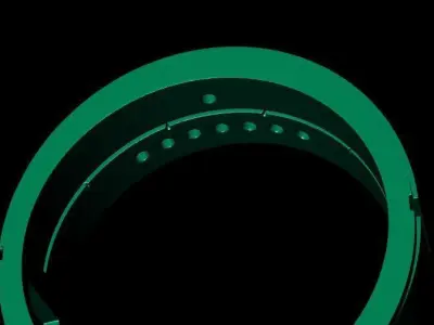 Gothic ring theme 2 3D print model