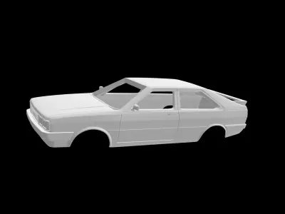 Audi 80 Coupe 3D print model