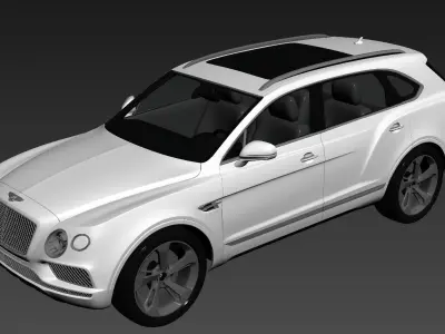 Bentley Bentayga 2016 3dmodel 3D model
