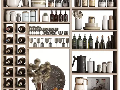 kitchen accessories 068 3D model