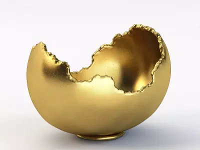 Burled Bowl 3D model