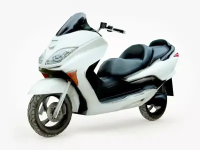 Honda Forza 250 MF08 Low-poly 3D model