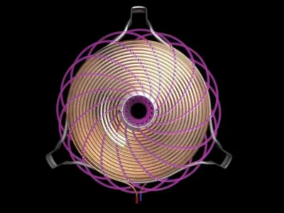 Electro Magnetic Induction Heater - Steam Engine  - Concept 3D model