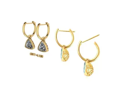 FASION  EARING 3D model buy
