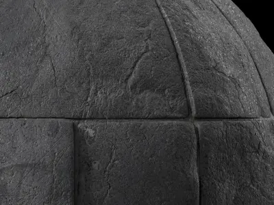 Stone Wall Materials 85- Decorative Slat Stone wall - Pbr  Texture