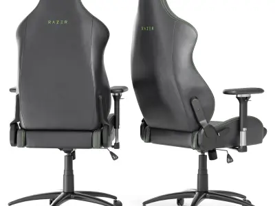Razer Iskur chair Low-poly 3D model