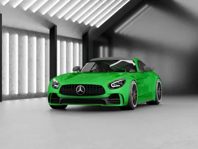 Mercedes-Benz AMG GT R 2020 3D and high Quality Car wheels  3D Model Pack