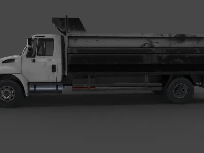 Truck International Durastar Low-poly 3D model