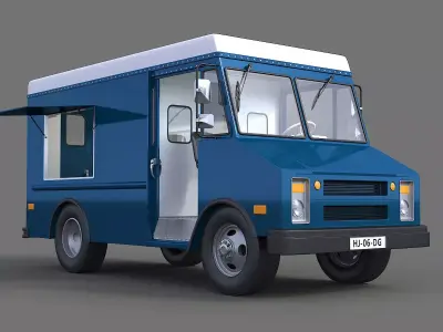 Step Van 3D model 3D model