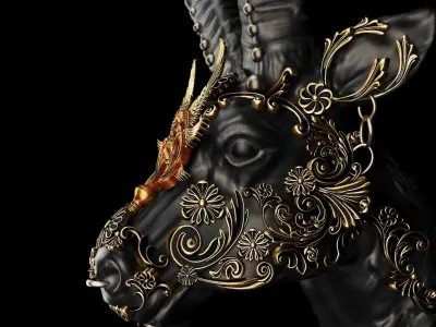 80 Sahra Ornament Kitbash VOL03 3D model