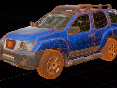 Nissan Xterra 2012 3D model