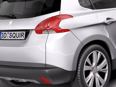 Peugeot 2008 - 2014 3D model