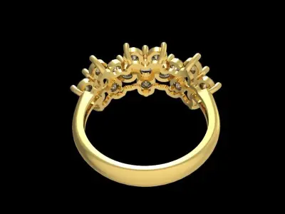 Diamond Ring 008 3D print model