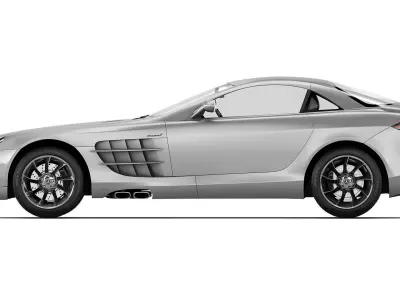 Mercedes-Benz SLR McLaren 2004 3D model