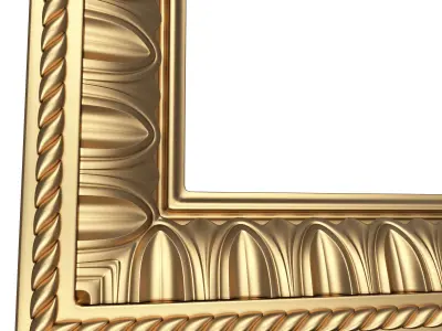 Classic Frame 035 Low-poly 3D model
