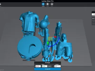  Micheal Jordan 3D Printable 2 3D print model