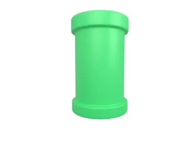 Pipe v6 006 Low-poly 3D model