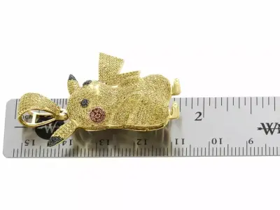 Spark of Elegance Pikachu Diamond Locket 3D print model