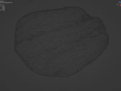 Briceburg Quartz 1 - 8K Textures - 7 Mesh Resolutions  Low-poly 3D model