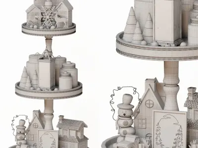 Christmas Decor Set 15 3D model