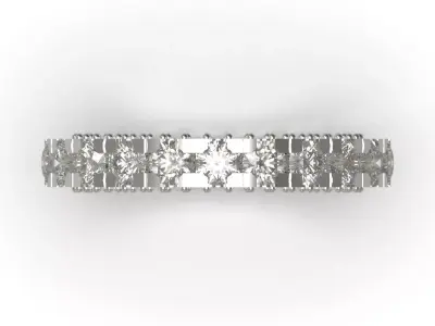 The Eternity stl 3d printable jewelry Ring model rr0005 3D print model