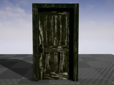 UE4 DoorBP Free low-poly 3D model
