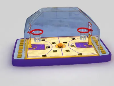 Table Basketball 3D model