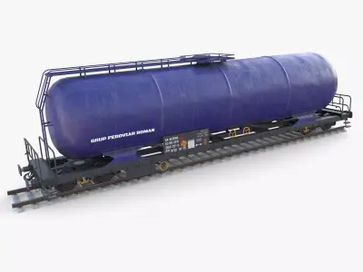 CFR Tanker Rail Car v2 3D model