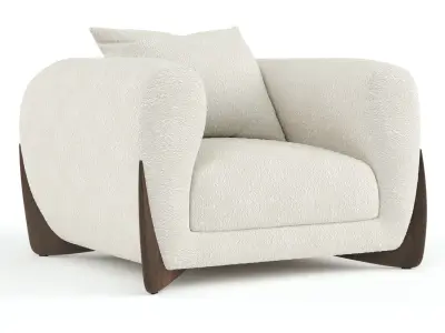 SOFTBAY lounge chair - person 3D model