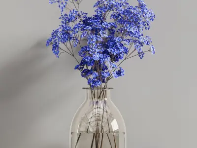 Collaction Plants Bouquet 17 3D model