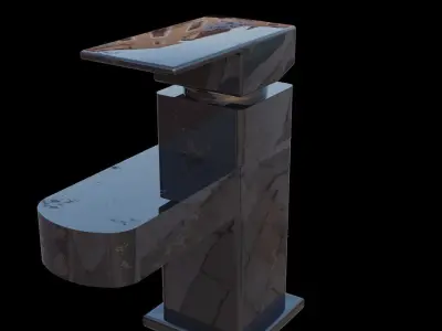 Modern Water Tap Free low-poly 3D model