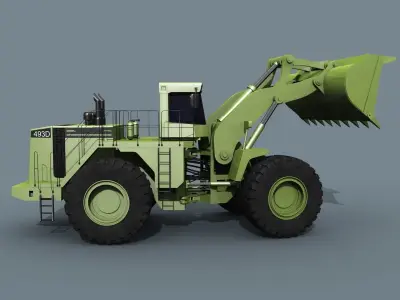 Your Mining loader - 3d animated loader model 3D model