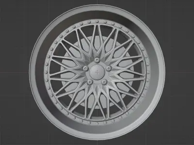 VS XV - Wheels - Game Ready Low-poly 3D model