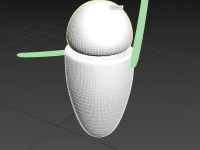 Cool Robot from famous film Low-poly 3D model