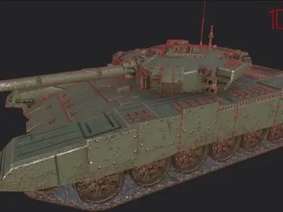 Russian Military Vehicles 29 Prefabs I Optimized I LP I PBR Low-poly 3D model