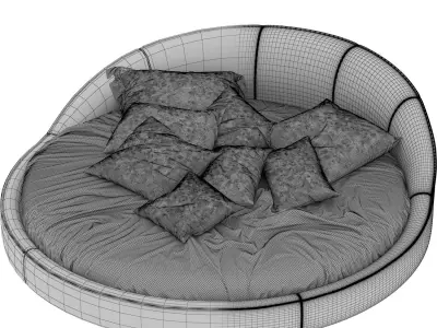 Gamma jazz bed 3D model